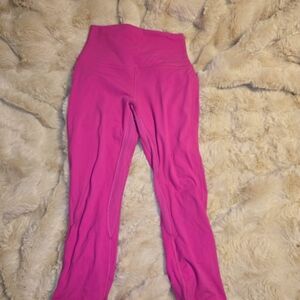 Lululemon Athletica Vibrant Pink Leggings